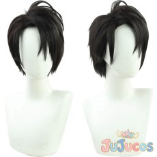 画像1: Vtuber　荒咬オウガ　コスプレウィッグ　バーチャルYouTuber　コスプレ鬘　JUJUcosplay (1)