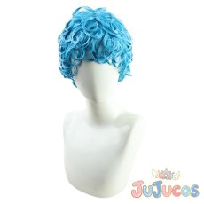 画像2: Ghiaccio(ギアッチョ)　コスプレウィッグ　ジョジョの奇妙な冒険　コスプレ鬘　JUJUcosplay (2)