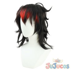 画像4: VTuber　Vox Akuma(ヴォックス・アクマ)　コスプレウィッグ　バーチャルYouTuber　コスプレ鬘　JUJUcosplay (4)