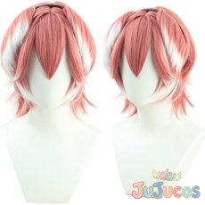 画像1: VTuber　鷹嶺ルイ　コスプレウィッグ　バーチャルYouTuber　コスプレ鬘　JUJUcosplay (1)