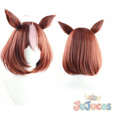 画像1: メイショウドトウ　コスプレウィッグ　ウマ娘プリティーダービー　コスプレ鬘　JUJUcosplay (1)