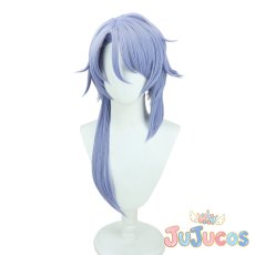 画像2: 神里綾人　コスプレウィッグ　原神(げんしん)　コスプレ鬘　JUJUcosplay (2)