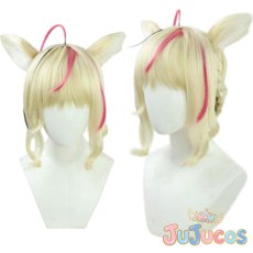 画像1: VTuber　尾丸ポルカ　私服衣装　コスプレウィッグ　バーチャルYouTuber　コスプレ鬘　JUJUcosplay (1)