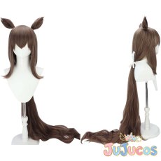 画像1: アドマイヤベガ　制服　コスプレウィッグ　ウマ娘プリティーダービー　コスプレ鬘　JUJUcosplay (1)