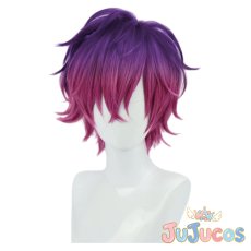 画像2: VTuber　Uki Violeta(浮奇ヴィオレタ)　コスプレウィッグ　バーチャルYouTuber　コスプレ鬘　JUJUcosplay (2)