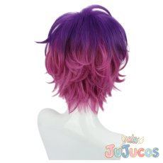 画像4: VTuber　Uki Violeta(浮奇ヴィオレタ)　コスプレウィッグ　バーチャルYouTuber　コスプレ鬘　JUJUcosplay (4)