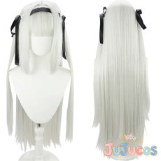 画像1: VTuber　神楽めあ　新衣装　コスプレウィッグ　バーチャルYouTuber　コスプレ鬘　JUJUcosplay (1)