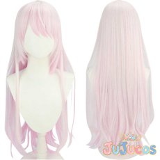 画像1: Vtuber　椎名唯華　巫女　コスプレウィッグ　バーチャルYouTuber　コスプレ鬘　JUJUcosplay (1)