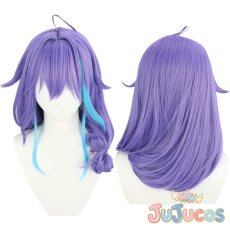 画像1: VTuber　水無世燐央　コスプレウィッグ　バーチャルYouTuber　コスプレ鬘　JUJUcosplay (1)