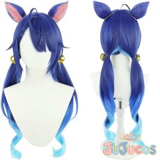 画像1: VTuber　天宮こころ　軍服メイド　コスプレウィッグ　バーチャルYouTuber　コスプレ鬘　JUJUcosplay (1)