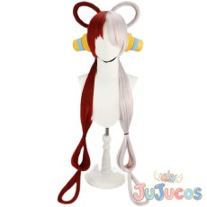 画像2: ウタ　コスプレウィッグ　ワンピース フィルム レッド（ONE PIECE FILM RED）　コスプレ鬘　JUJUcosplay (2)