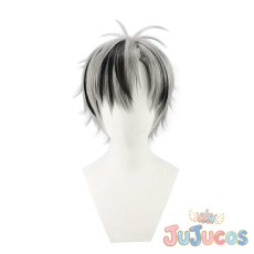 画像2: Vtuber　鈴木勝　コスプレウィッグ　バーチャルYouTuber　コスプレ鬘　JUJUcosplay (2)