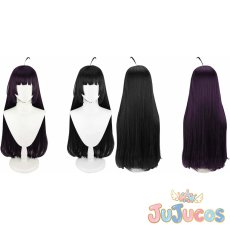 画像1: 霞沢ミユ　コスプレウィッグ　ブルーアーカイブ　コスプレ鬘　JUJUcosplay (1)