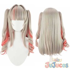 画像1: VTuber　魔界ノりりむ　コスプレウィッグ　バーチャルYouTuber　コスプレ鬘　JUJUcosplay (1)