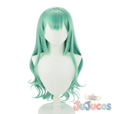 画像2: VTuber　フィナーナ・竜宮(Finana Ryugu)　通常　コスプレウィッグ　バーチャルYouTuber　コスプレ鬘　JUJUcosplay (2)