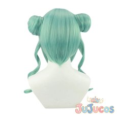 画像3: VTuber　フィナーナ・竜宮(Finana Ryugu)　和風ドレス　コスプレウィッグ　バーチャルYouTuber　コスプレ鬘　JUJUcosplay (3)