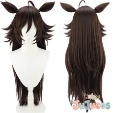 画像1: ミスターシービー　コスプレウィッグ　ウマ娘プリティーダービー　コスプレ鬘　JUJUcosplay (1)