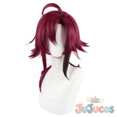 画像2: 鹿野院平蔵　コスプレウィッグ　原神(げんしん)　コスプレ鬘　JUJUcosplay (2)