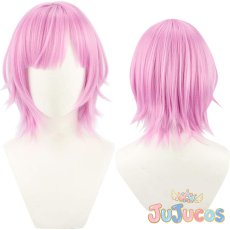 画像1: VTuber　夕陽リリ　通常　コスプレウィッグ　バーチャルYouTuber　コスプレ鬘　JUJUcosplay (1)