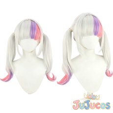 画像1: Vtuber　紫咲シオン　メイド風衣装　コスプレウィッグ　バーチャルYouTuber　コスプレ鬘　JUJUcosplay (1)