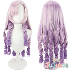 画像1: VTuber　壱百満天原サロメ　コスプレウィッグ　バーチャルYouTuber　コスプレ鬘　JUJUcosplay (1)