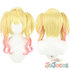 画像1: VTuber　星川サラ　制服　コスプレウィッグ　バーチャルYouTuber　コスプレ鬘　JUJUcosplay (1)