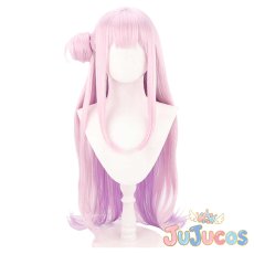 画像2: 聖園ミカ　コスプレウィッグ　ブルーアーカイブ　コスプレ鬘　JUJUcosplay (2)