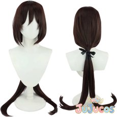 画像1: 駿川たづな　コスプレウィッグ　ウマ娘プリティーダービー　コスプレ鬘　JUJUcosplay (1)