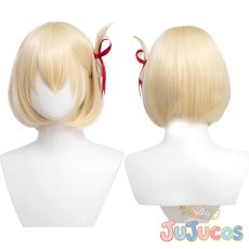 画像1: 錦木千束　コスプレウィッグ　リコリス・リコイル　コスプレ鬘　JUJUcosplay (1)