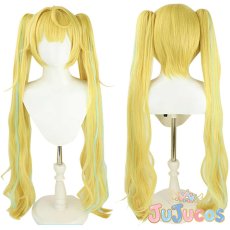 画像1: VTuber　星川サラ　新衣装　コスプレウィッグ　バーチャルYouTuber　コスプレ鬘　JUJUcosplay (1)