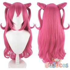 画像1: 和実ゆい(キュアプレシャス)　コスプレウィッグ　デリシャスパーティー?プリキュア　コスプレ鬘　JUJUcosplay (1)