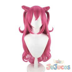 画像2: 和実ゆい(キュアプレシャス)　コスプレウィッグ　デリシャスパーティー?プリキュア　コスプレ鬘　JUJUcosplay (2)