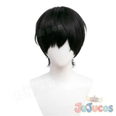 画像2: 吉田寛文　コスプレウィッグ　チェンソーマン　コスプレ鬘　JUJUcosplay (2)