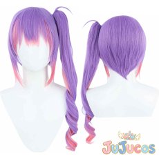 画像1: VTuber　常闇トワ　制服　コスプレウィッグ　バーチャルYouTuber　コスプレ鬘　JUJUcosplay (1)