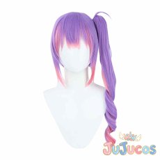 画像2: VTuber　常闇トワ　制服　コスプレウィッグ　バーチャルYouTuber　コスプレ鬘　JUJUcosplay (2)