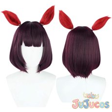 画像1: ニシノフラワー　コスプレウィッグ　ウマ娘プリティーダービー　コスプレ鬘　JUJUcosplay (1)