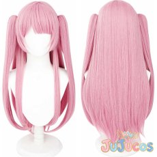 画像1: VTuber　ロゼミ・ラブロック(Rosemi Lovelock)　戦うアイドル　コスプレウィッグ　バーチャルYouTuber　コスプレ鬘　JUJUcosplay (1)