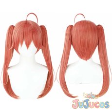 画像1: VTuber　さくらみこ　エリート巫女的戦闘服　コスプレウィッグ　バーチャルYouTuber　コスプレ鬘　JUJUcosplay (1)