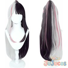 画像1: VTuber　夜見れな　制服　コスプレウィッグ　バーチャルYouTuber　コスプレ鬘　JUJUcosplay (1)