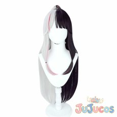 画像2: VTuber　夜見れな　制服　コスプレウィッグ　バーチャルYouTuber　コスプレ鬘　JUJUcosplay (2)