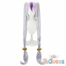 画像2: Vtuber　La+ Darknesss(ラプラス・ダークネス)　お正月衣装　コスプレウィッグ　バーチャルYouTuber　コスプレ鬘　JUJUcosplay (2)