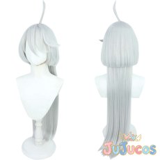 画像1: ミオリネ・レンブラン　コスプレウィッグ　機動戦士ガンダム 水星の魔女　コスプレ鬘　JUJUcosplay (1)