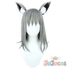 画像2: 砂狼シロコ　コスプレウィッグ　ブルーアーカイブ　コスプレ鬘　JUJUcosplay (2)