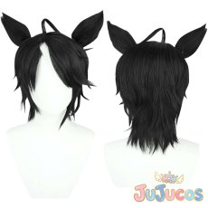 画像1: フジキセキ　コスプレウィッグ　ウマ娘プリティーダービー　コスプレ鬘　JUJUcosplay (1)