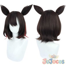 画像1: カタパルト　コスプレウィッグ　アークナイツ　コスプレ鬘　JUJUcosplay (1)