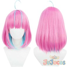 画像1: VTuber　湊あくあ　短髪　コスプレウィッグ　バーチャルYouTuber　コスプレ鬘　JUJUcosplay (1)