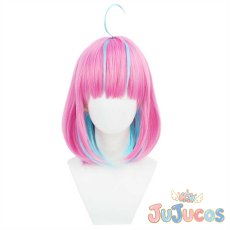 画像2: VTuber　湊あくあ　短髪　コスプレウィッグ　バーチャルYouTuber　コスプレ鬘　JUJUcosplay (2)