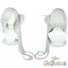 画像1: 浅黄睦月（あさぎ ムツキ）　コスプレウィッグ　ブルーアーカイブ　コスプレ鬘　JUJUcosplay (1)