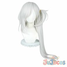 画像2: 浅黄睦月（あさぎ ムツキ）　コスプレウィッグ　ブルーアーカイブ　コスプレ鬘　JUJUcosplay (2)