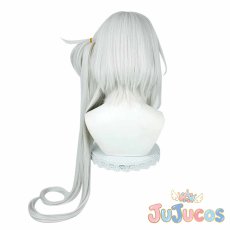 画像3: 浅黄睦月（あさぎ ムツキ）　コスプレウィッグ　ブルーアーカイブ　コスプレ鬘　JUJUcosplay (3)